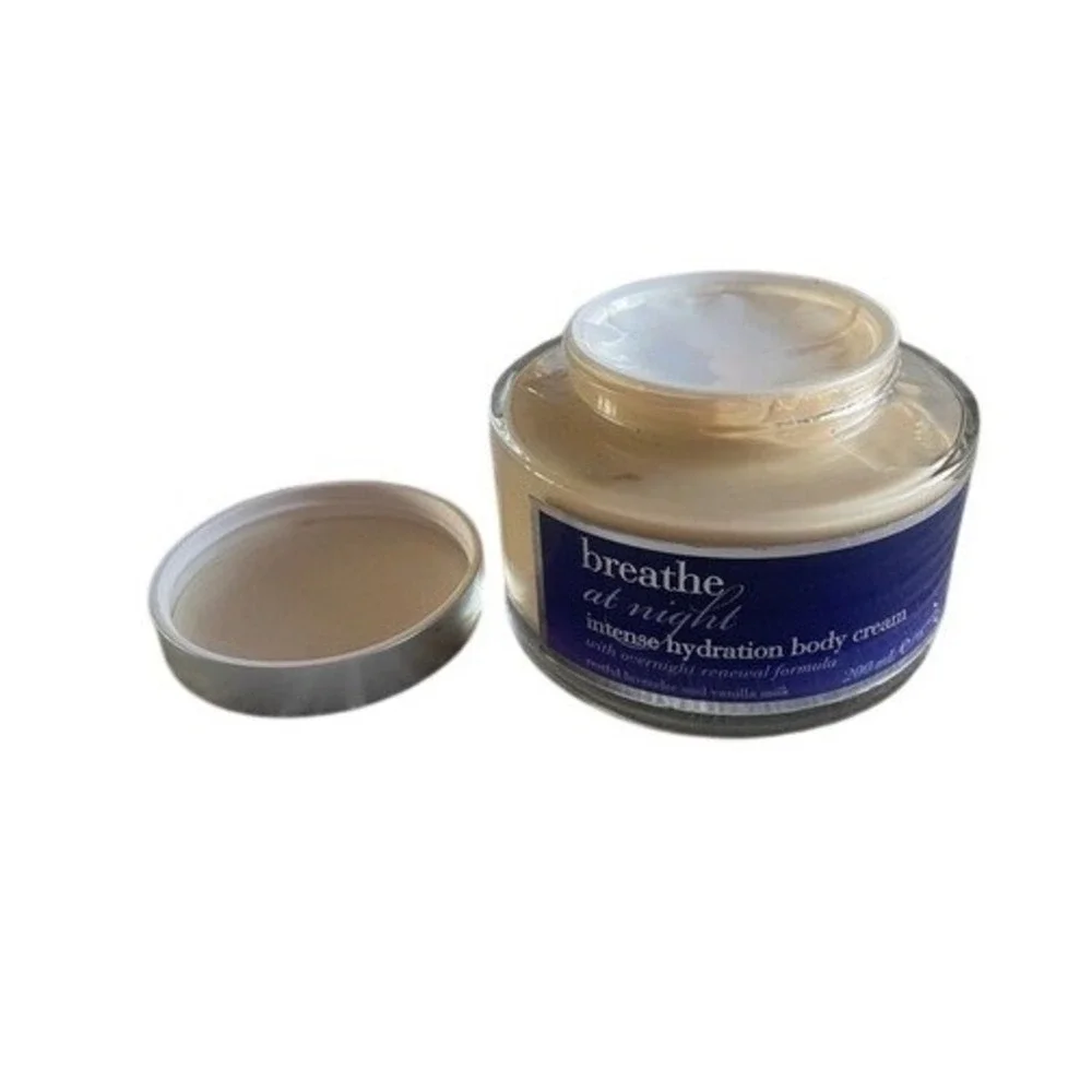 NEW Rare Breathe at Night Intense Hydration Body Cream Lavender Vanilla Milk 6.7